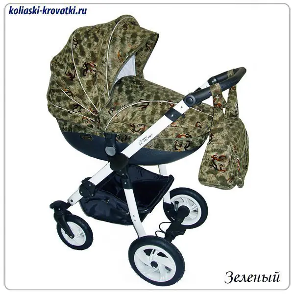 Детская коляска Androx Milano Exclusive 2 в 1 фото 6