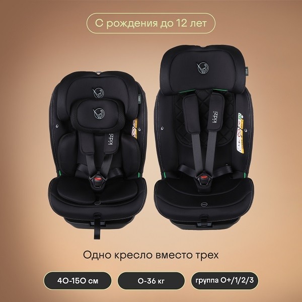 Детское автокресло Kidzi Spin 360 i-Size фото 1