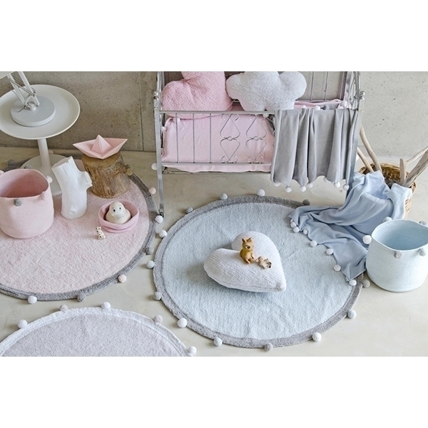 Ковер в детскую Lorena Canals с помпонами фото 11