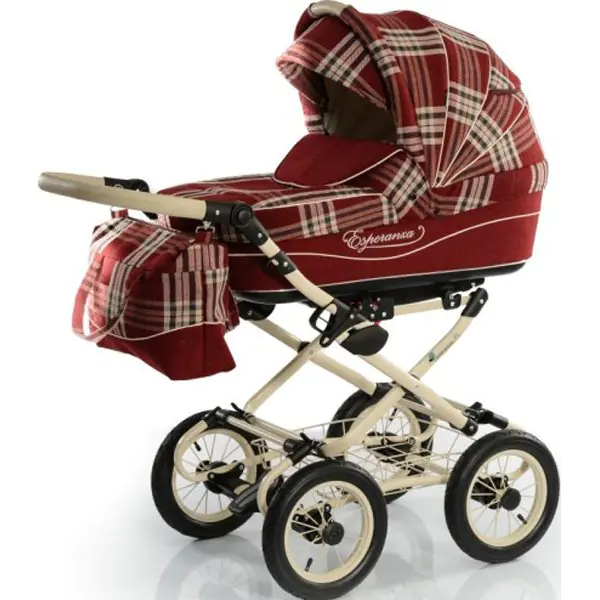 Детская коляска Esperanza Classic Kasheymere 2 в 1 Цвет рамы Beige фото 8