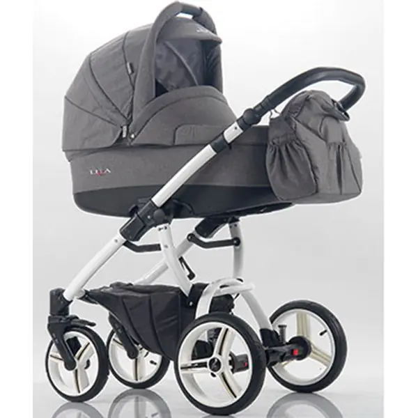 Детская коляска Bebetto Luca 2 в 1 цвет рамы White фото 4