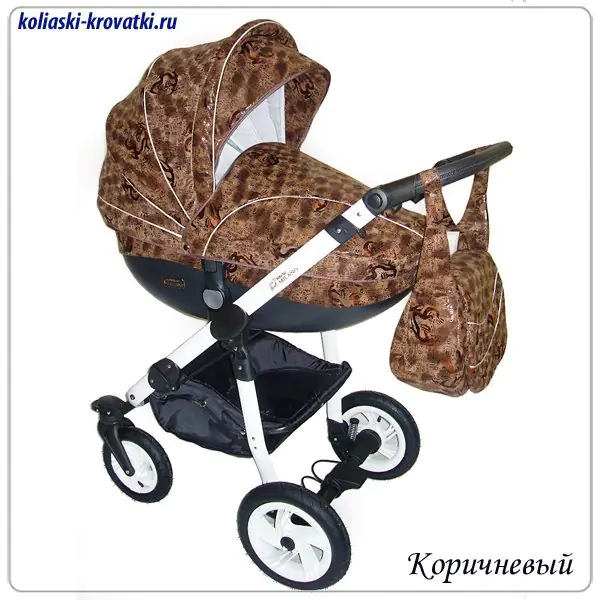 Детская коляска Androx Milano Exclusive 2 в 1 фото 2