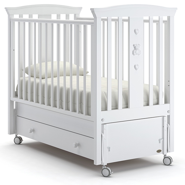 Детская кроватка Nuovita Fasto swing, продольный маятник - Фото