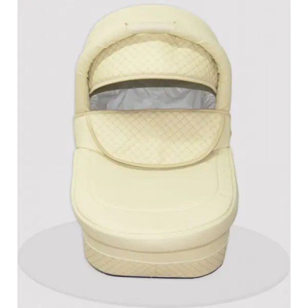 Детская коляска Esperanza Classic Leatherette 2 в 1 кожа Цвет рамы - Белая поворотная рама фото 11