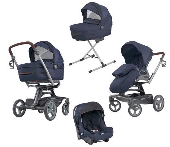Детская коляска Inglesina Quad System 4 в 1 на шасси Quad Titanium Black Coffee фото 1