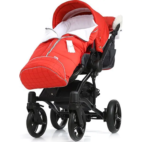 Конверт в детскую коляску Esspero Maris Plus Y флис + натуральный мех фото 5