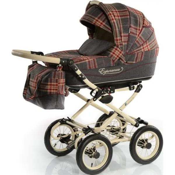 Детская коляска Esperanza Classic Kasheymere 2 в 1 Цвет рамы Beige фото 5