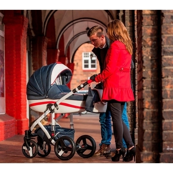 Детская коляска BeBe-Mobile Movo R 3 в 1, ткань+эко-кожа фото 12