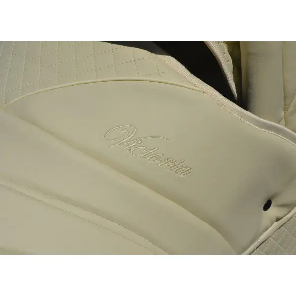 Детская коляска Esperanza Victoria Leatherette кожа 3 в 1 Цвет рамы - Черная поворотная фото 7