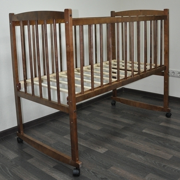 Детская кроватка Массив Беби-1, колесо-качалка фото 20