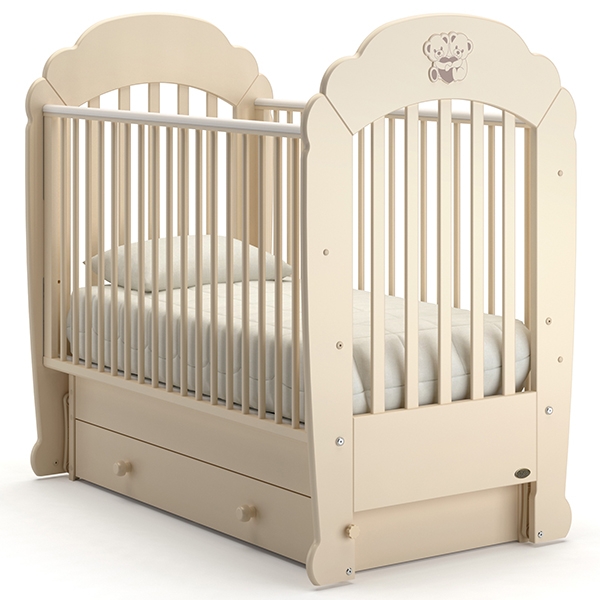 Детская кроватка Nuovita Parte swing, продольный маятник - Фото