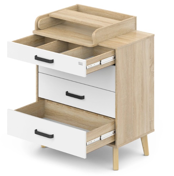 Детский пеленальный комод Атон Gall 804 с органайзером фото 2