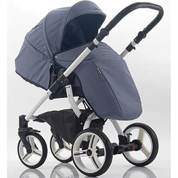 Детская коляска Bebetto Luca 2 в 1 цвет рамы White фото 11