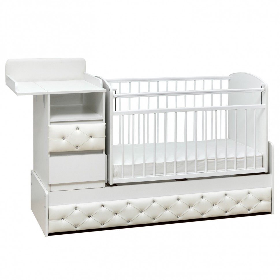 Детская кроватка-трансформер Островок Уюта Дива - Фото