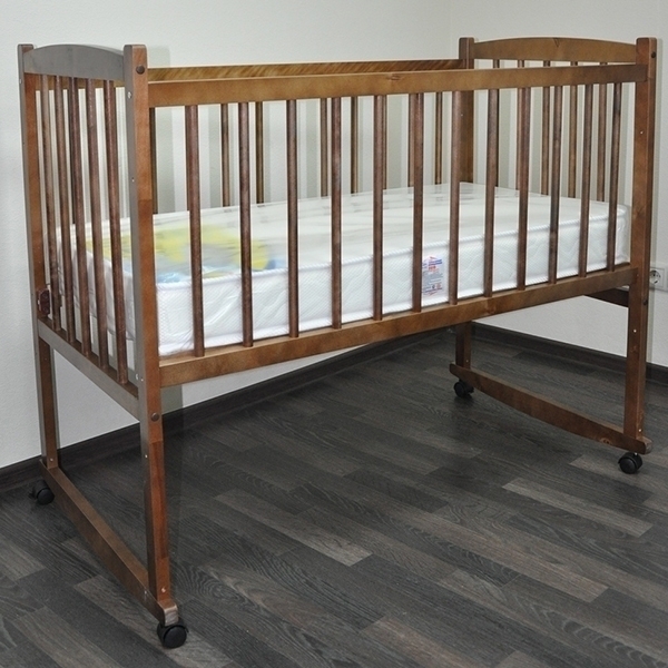 Детская кроватка Массив Беби-1, колесо-качалка фото 18