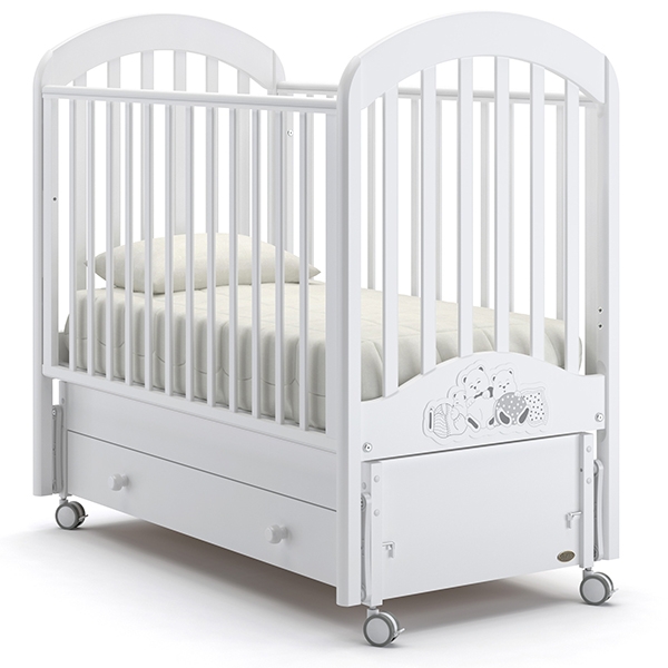 Детская кроватка Nuovita Grano swing, продольный маятник - Фото