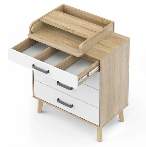 Детский пеленальный комод Атон Gall 804 с органайзером фото 3