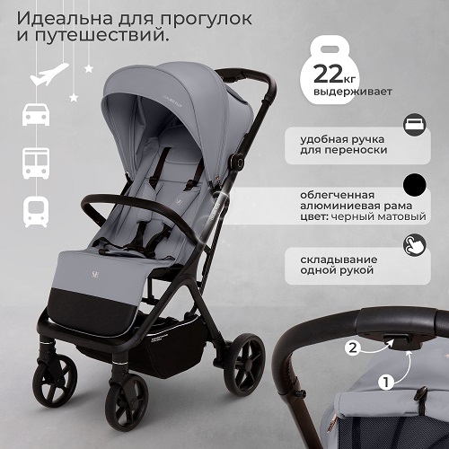 Детская прогулочная коляска Sweet Baby Colibri Plus фото 3