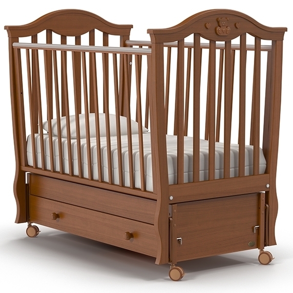 Детская кроватка Nuovita Sorriso swing, продольный маятник - Фото