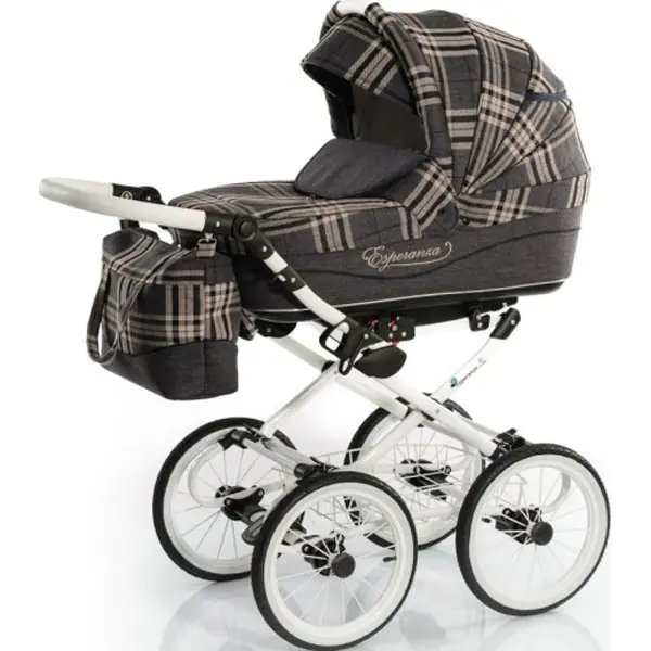 Детская коляска Esperanza Classic Kasheymere 3 в 1 Цвет рамы Beige фото 6