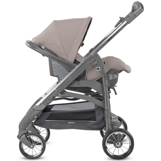 Детская коляска Inglesina Trilogy Plus System Quattro 4 в 1 на шасси Trilogy Plus Chrome Slate фото 4