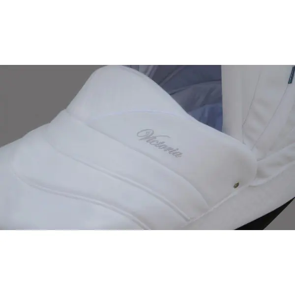 Детская коляска Esperanza Victoria Leatherette кожа 2 в 1 Цвет рамы - Черный - Маленькие колеса фото 9