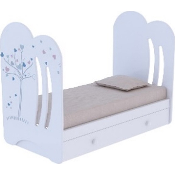 Детская кроватка ВДК Wind Tree, поперечный маятник + ящик фото 1