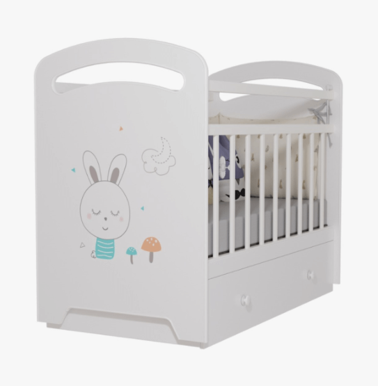 Детская кроватка ВДК Lucy, маятник/ящик - Фото