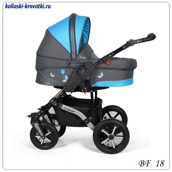 Коляска Danny Sport 2 в 1 Butterfly из эко-кожи фото 11