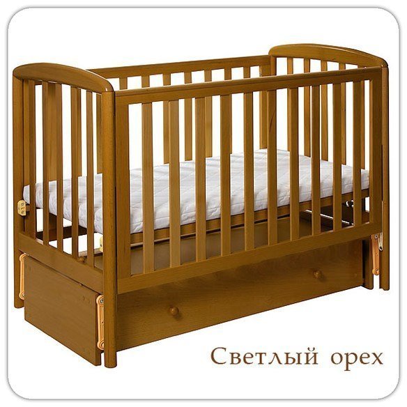 Кроватка детская Кубаньлесстрой Незабудка АБ 18.3 фото 1