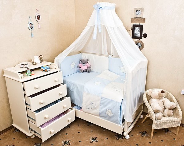 Комплект белья Makkaroni Kids Лунная соната 7 предметов - Фото