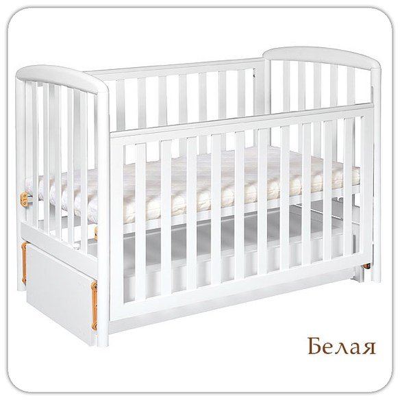 Кроватка детская Кубаньлесстрой Незабудка АБ 18.3 фото 4