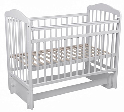 Детская кроватка Мой малыш 9, колесо/маятник