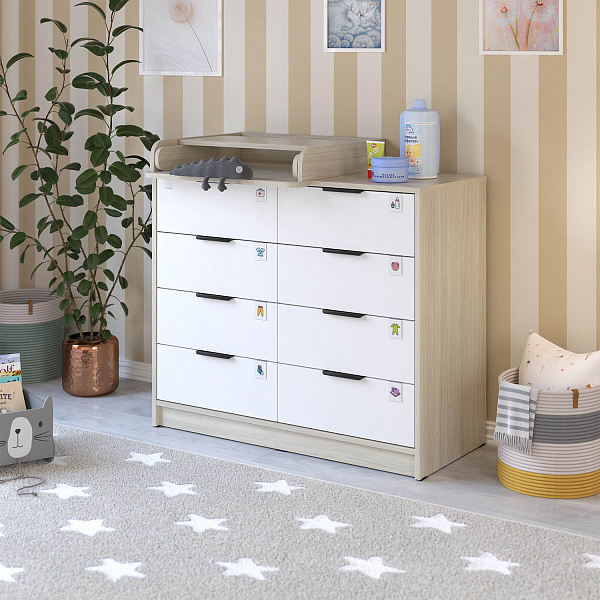 Детский комод Атон Зевс ЛДСП 1000/8 фото 7