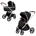Детская коляска Carrello Vector CRL-6550 2 в 1 на черной раме (Pearl Black
						
					) — Фото