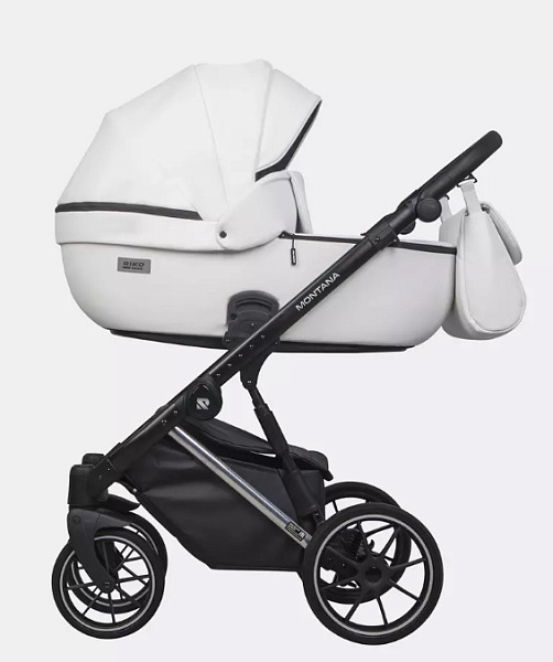Детская коляска Riko Basic Montana Premium Silver 2 в 1 фото 1