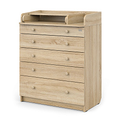 Детский пеленальный комод Атон Leo 800/5 с органайзером