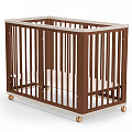 Детская кроватка-трансформер Nuovita Ferrara (Noce scuro/Темный орех
						
					) — Фото