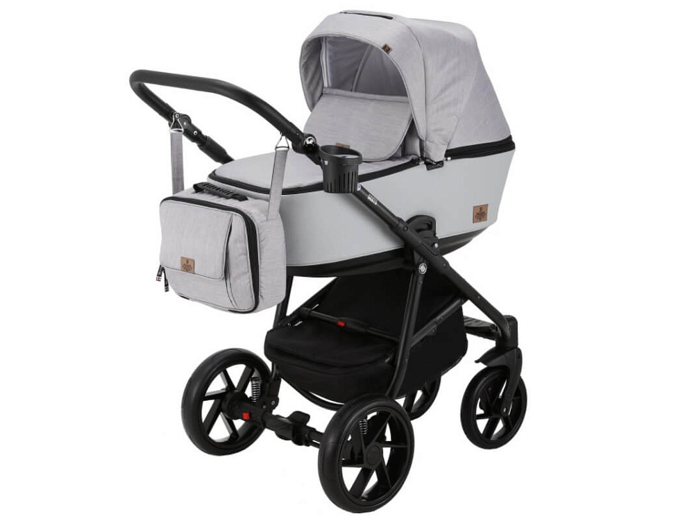 Детская коляска BeBe-Mobile Gusto 3 в 1, ткань+эко-кожа - Фото