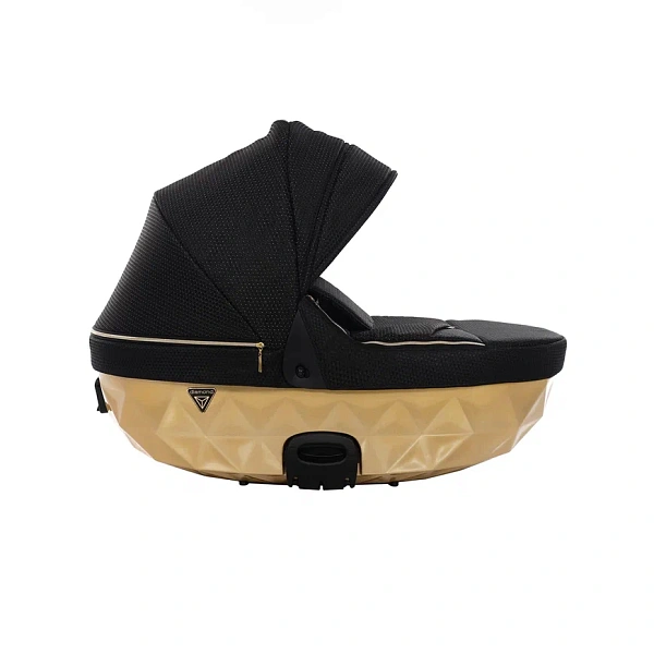 Детская коляска Junama Diamond Mirror Satin V2 2 в 1 на черной раме фото 10