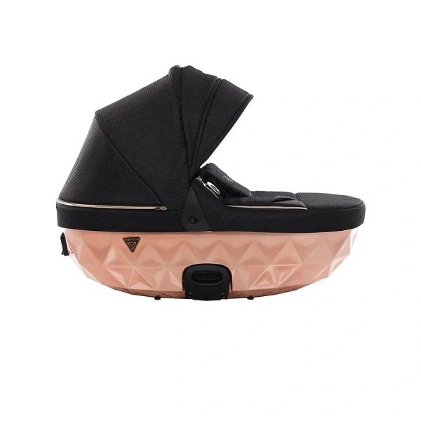 Детская коляска Junama Diamond Mirror Satin V2 3 в 1 на черной раме фото 13