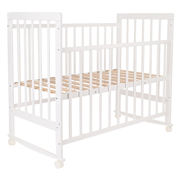 Детская кроватка Pituso Tip-Top, колесо/качалка фото 1