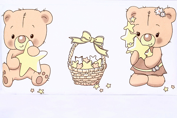 Комплект постели в кроватку Топотушки Звездочеты, 6 предметов фото 10