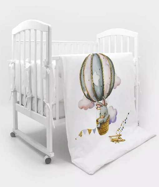 Комплект постельного белья Топотушки Зайка Пилот, 6 предметов фото 3