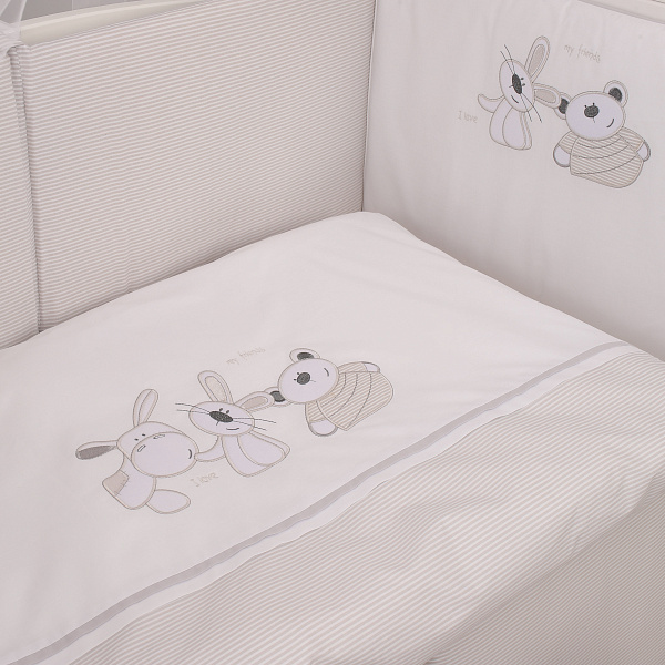 Комплект постельного белья Lepre Animals, 6 предметов фото 2