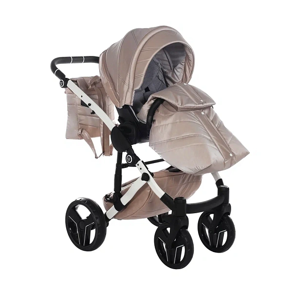 Детская коляска Junama Clermont 3 в 1 на белой раме фото 5