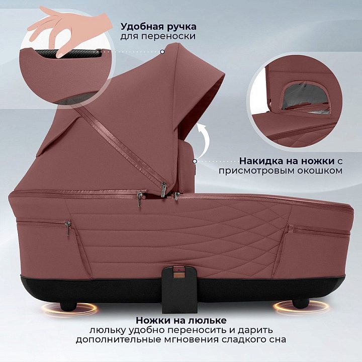 Детская коляска Sweet Baby Elegante Therma 3 в 1 — как выглядит в жизни