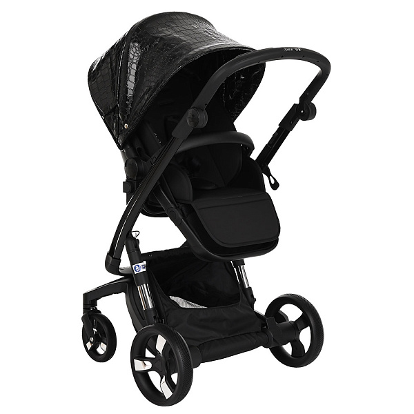 Детская коляска Ibebe I-Stop Leather Crocodile 2 в 1 фото 2