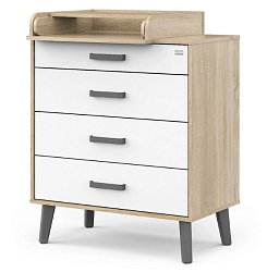 Детский комод Атон Gall Nero 804 с органайзером