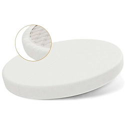 Защитный непромокаемый матрасик Машенька круг, махра + клеенка